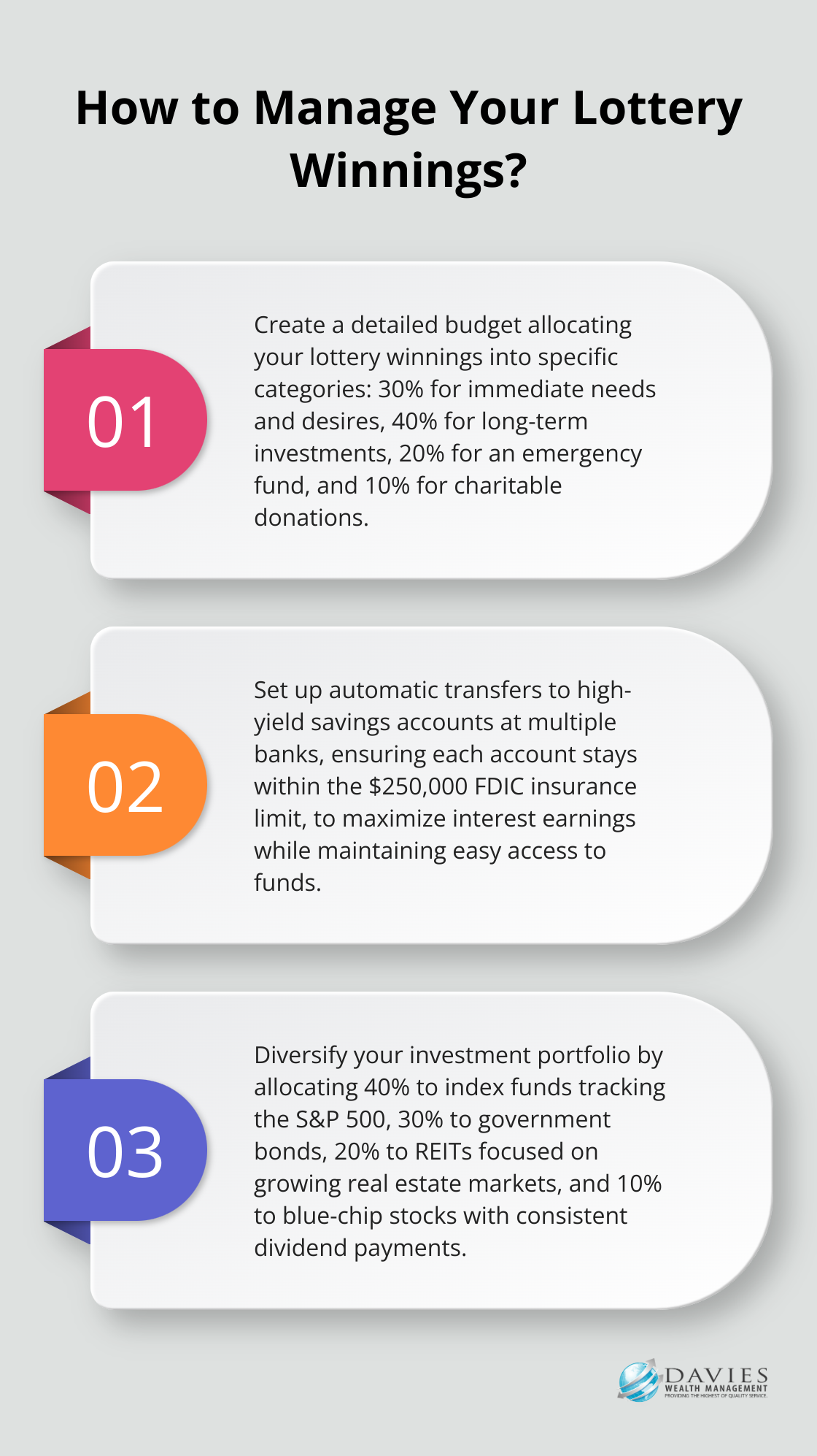 Infographic: How to Manage Your Lottery Winnings?