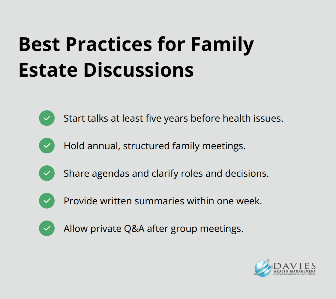 Checklist for reducing conflict through proactive communication - Estate disputes