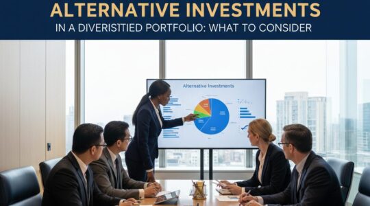 alternative investments — Alternative Investments in a Diversified Portfolio: What to Consider