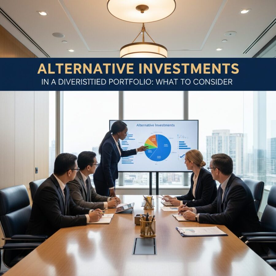 alternative investments — Alternative Investments in a Diversified Portfolio: What to Consider