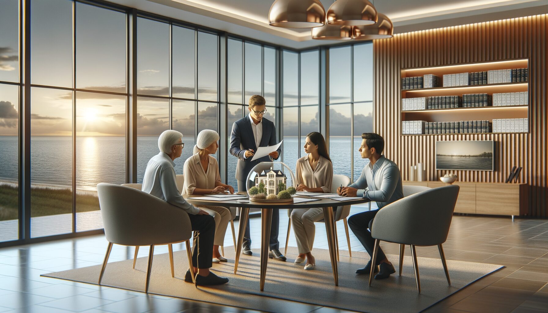 estate tax exemption 2026 Florida family reviewing estate plan with financial advisor