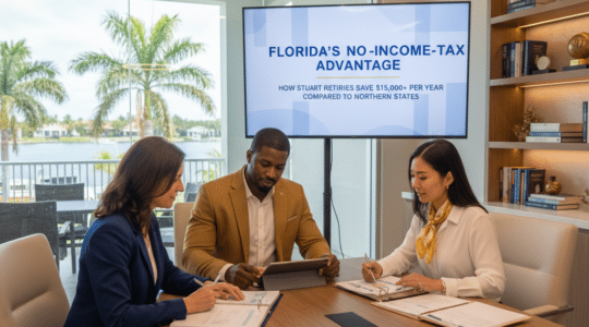 florida retirement tax planning — Florida's No-Income-Tax Advantage: How Stuart Retirees Save $15,000+ Per Year Compared to Northern States