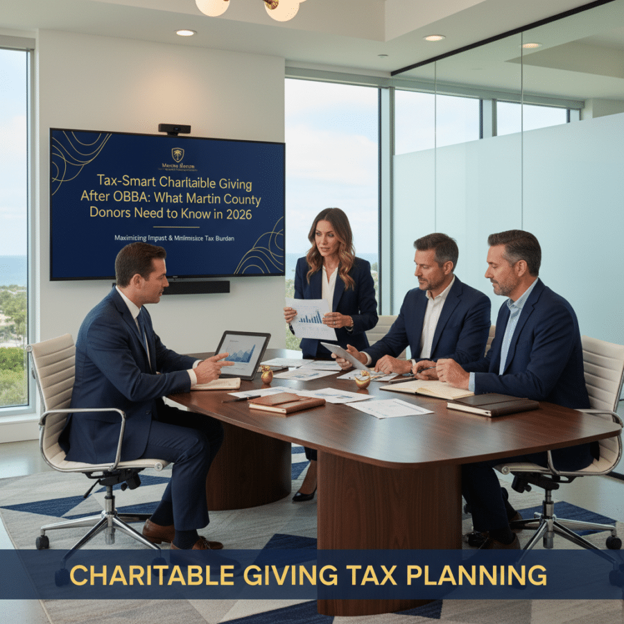 charitable giving tax planning — Tax-Smart Charitable Giving After OBBBA: What Martin County Donors Need to Know in 2026