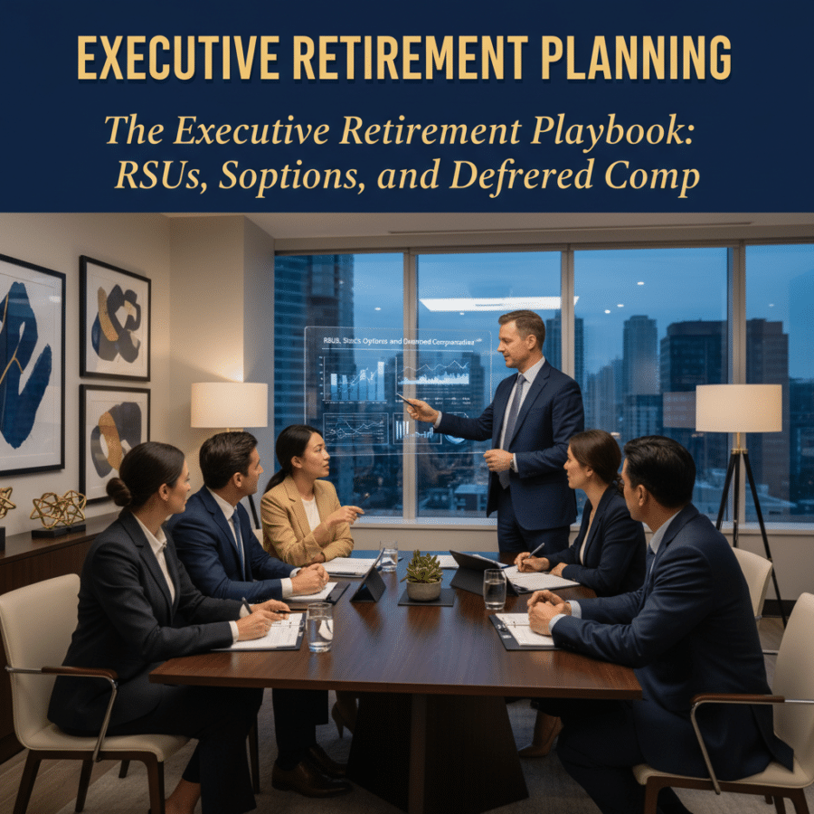 executive retirement planning — The Executive Retirement Playbook: RSUs, Stock Options, and Deferred Comp