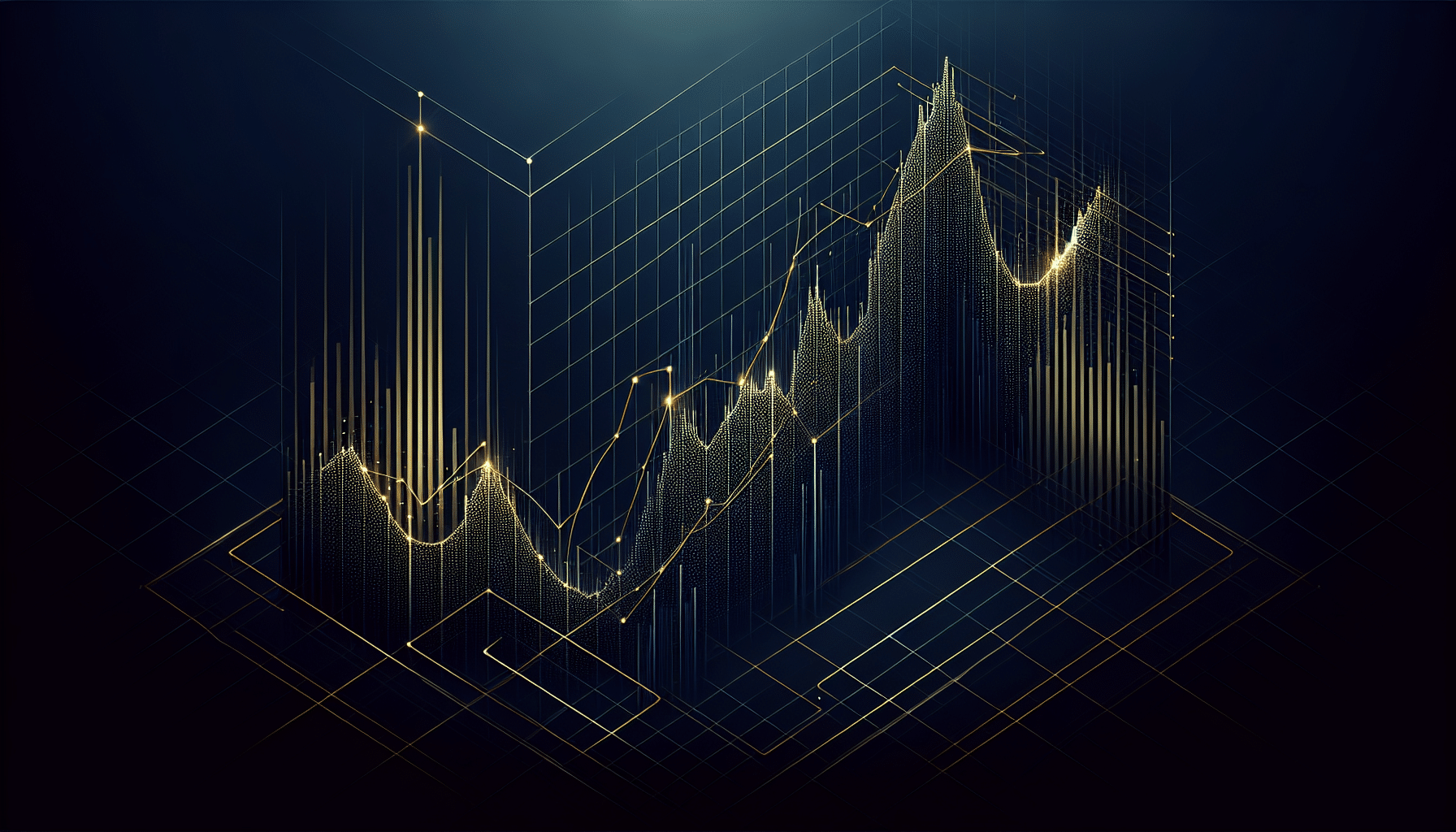 Market volatility strategies showing stock market recovery pattern