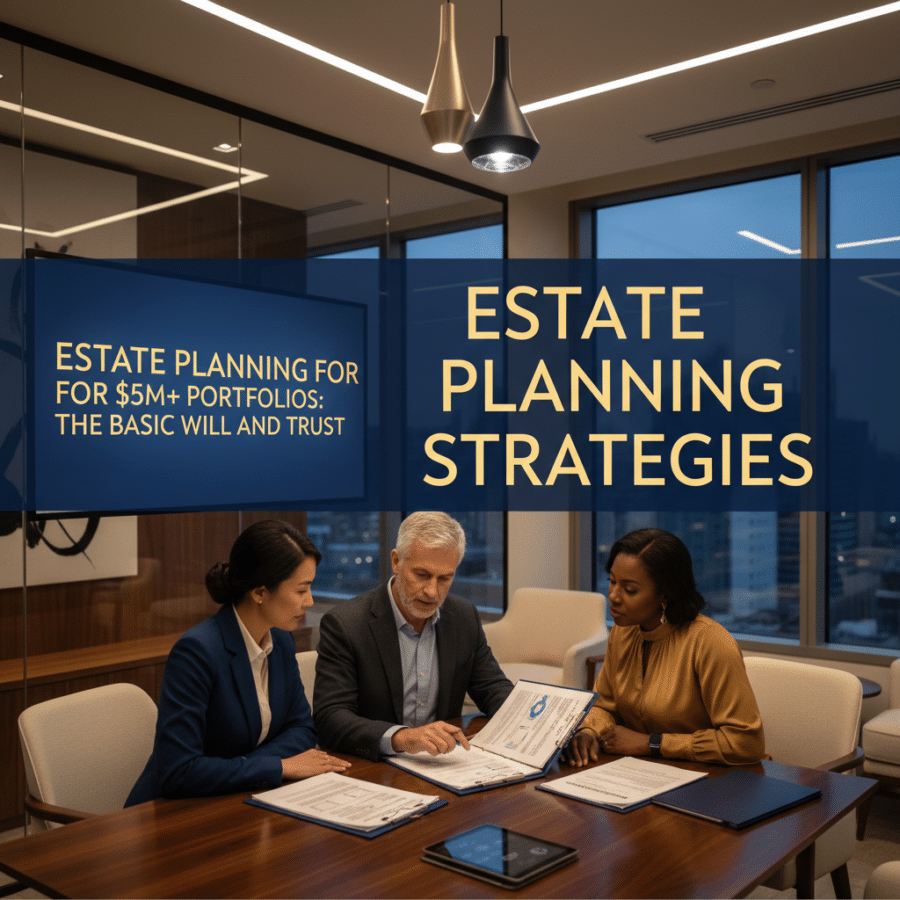 estate planning strategies — Estate Planning for $5M+ Portfolios: Beyond the Basic Will and Trust