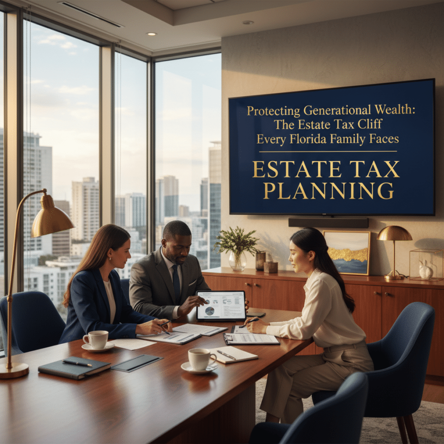 estate tax planning — Protecting Generational Wealth: The Estate Tax Cliff Every Florida Family Faces