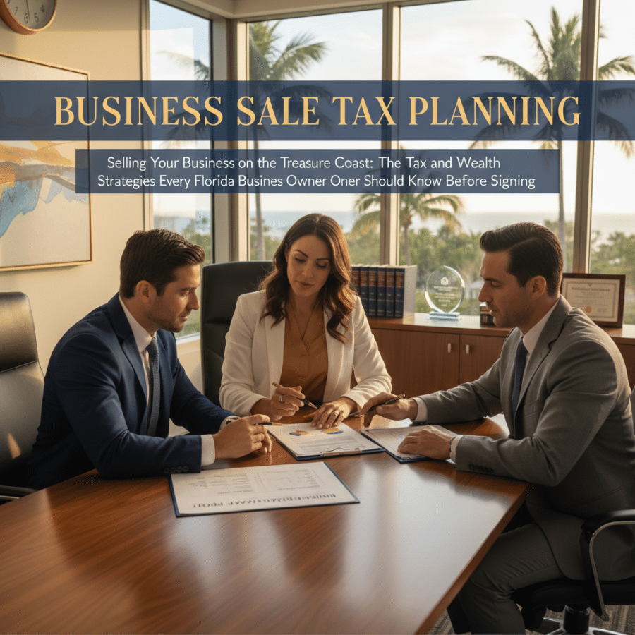 business sale tax planning — Selling Your Business on the Treasure Coast: The Tax and Wealth Strategies Every Florida Business Owner Should Know Before Signing