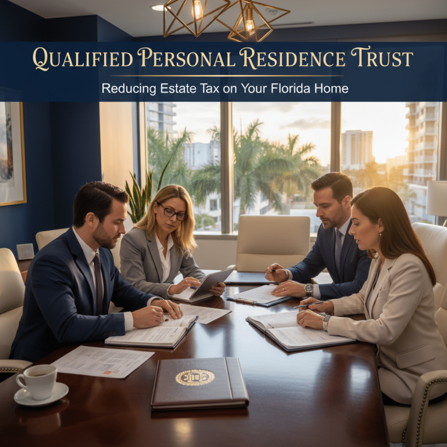 qualified personal residence trust — Qualified Personal Residence Trusts: Reducing Estate Tax on Your Florida Home