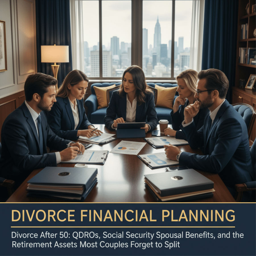divorce financial planning — Divorce After 50: QDROs, Social Security Spousal Benefits, and the Retirement Assets Most Couples Forget to Split