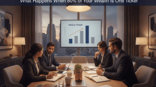 concentrated stock risk — Concentrated Stock Risk: What Happens When 80% of Your Wealth Is One Ticker
