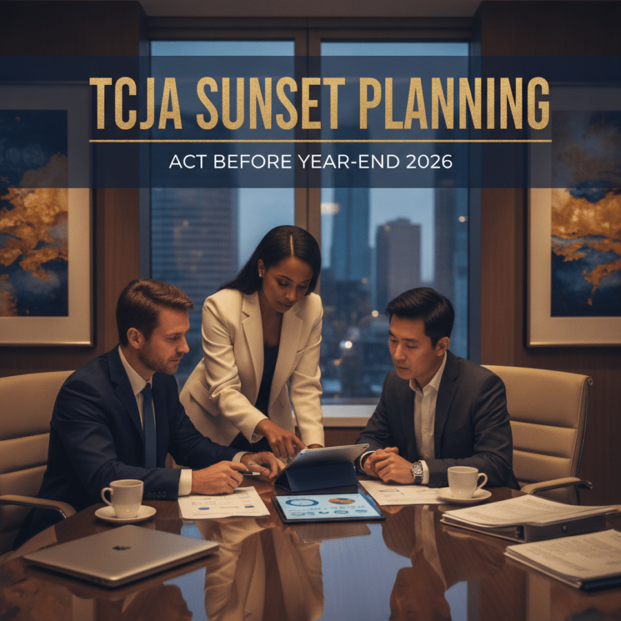 tcja sunset planning — The $7 Million Trap: Why High-Net-Worth Families Must Act on the TCJA Sunset Before Year-End 2026