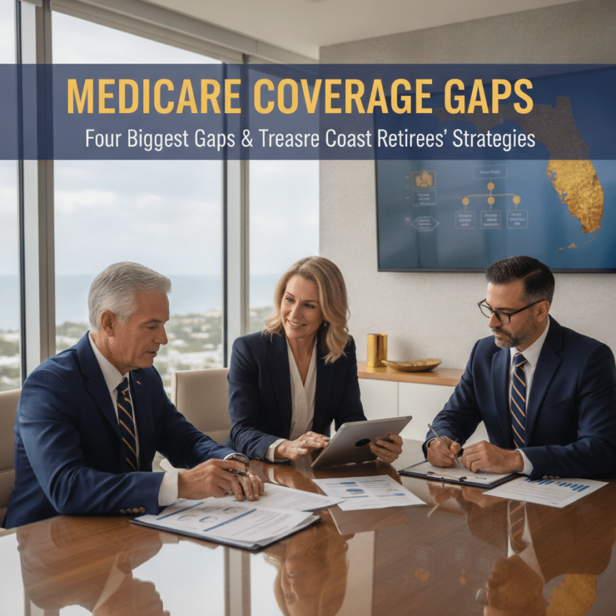 medicare coverage gaps — Medicare's Four Biggest Coverage Gaps — and How Treasure Coast Retirees Plan Around Them