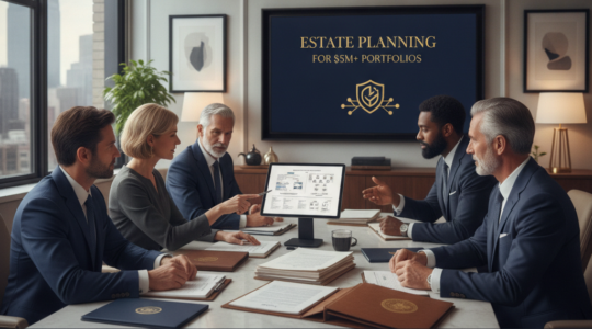 estate planning — Estate Planning for $5M+ Portfolios: Beyond the Basic Will and Trust