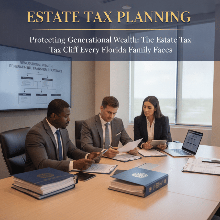 estate tax planning — Protecting Generational Wealth: The Estate Tax Cliff Every Florida Family Faces