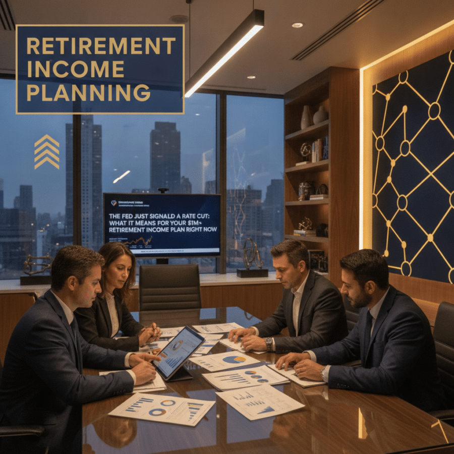 retirement income planning — The Fed Just Signaled a Rate Cut: What It Means for Your $1M+ Retirement Income Plan Right Now