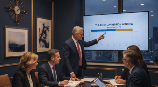 roth conversion — The Roth Conversion Window: Why the Years Between Retirement and Age 73 Are the Most Tax-Efficient of Your Life