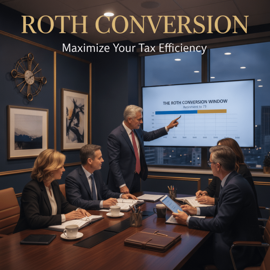 roth conversion — The Roth Conversion Window: Why the Years Between Retirement and Age 73 Are the Most Tax-Efficient of Your Life