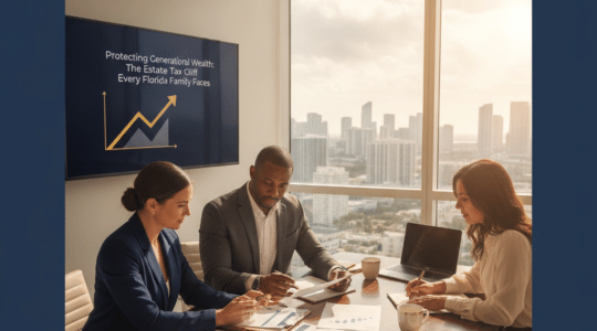 estate tax planning — Protecting Generational Wealth: The Estate Tax Cliff Every Florida Family Faces