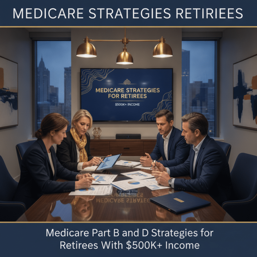 medicare strategies retirees — Medicare Part B and D Strategies for Retirees With $500K+ Income