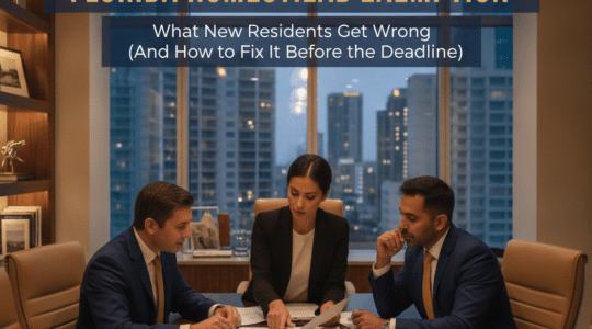 florida homestead exemption — The Florida Homestead Exemption: What New Residents Get Wrong (And How to Fix It Before the Deadline)