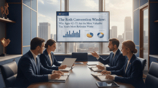 roth conversion — The Roth Conversion Window: Why Ages 62–72 Are the Most Valuable Tax Years Most Retirees Waste