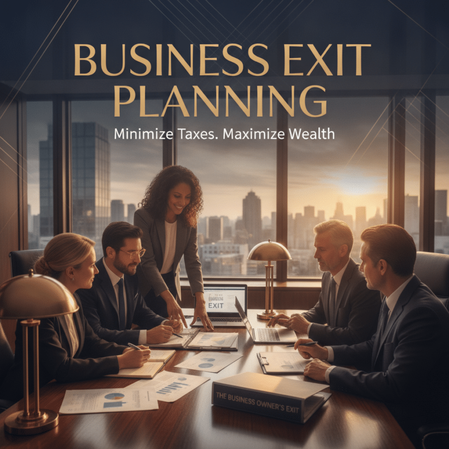 business exit planning — The Business Owner's Exit: How to Structure the Sale of Your Company to Minimize Taxes and Maximize What You Actually Keep