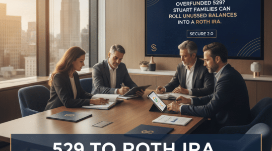 529 to roth ira rollover — Overfunded 529? How Stuart Families Can Roll Unused Balances Into a Roth IRA Under SECURE 2.0